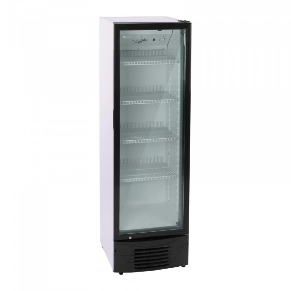 Flaschenkühlschrank - 320 L - LED - schwarzer Rahmen