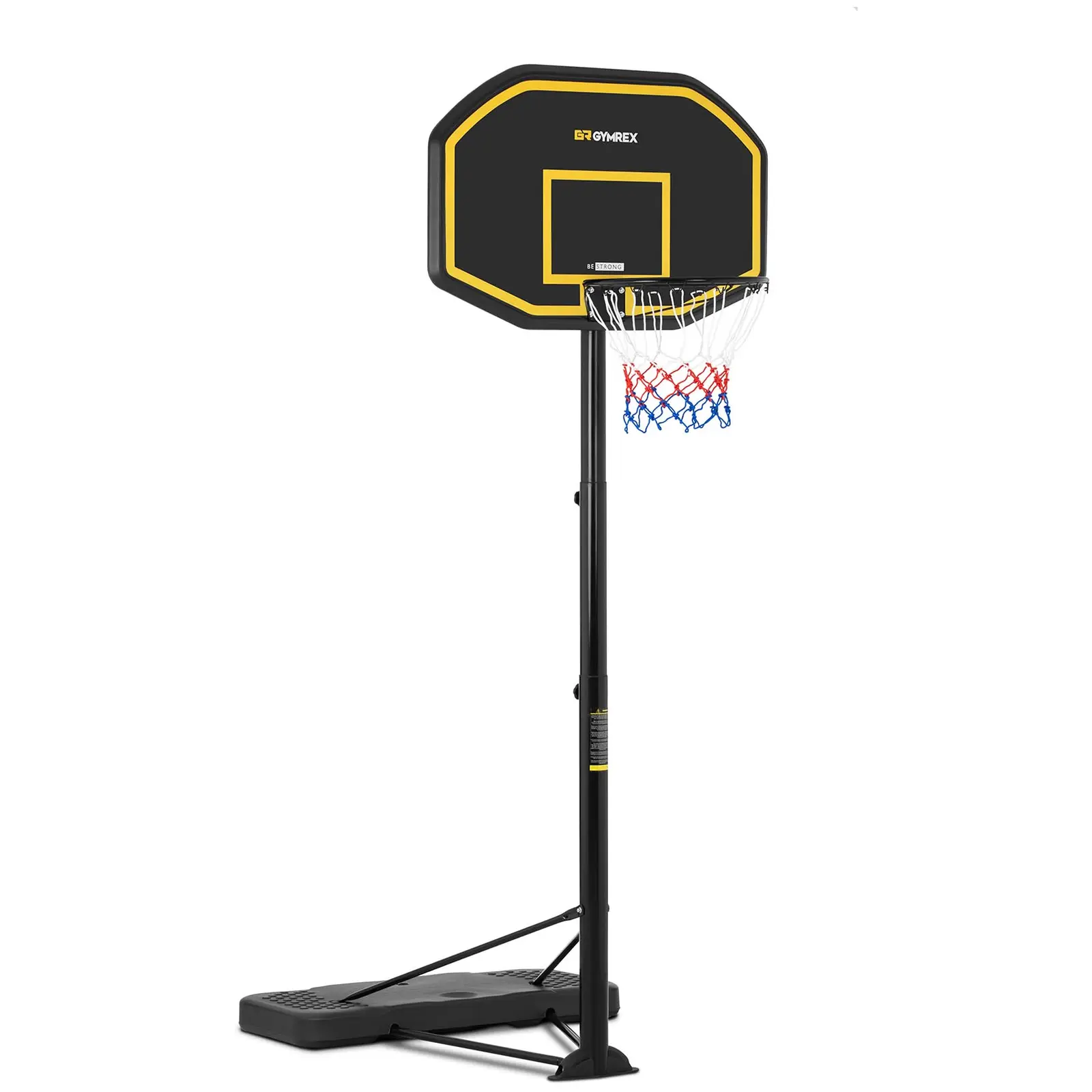 Basketballkorb mit Ständer - höhenverstellbar - 200 bis 305 cm
