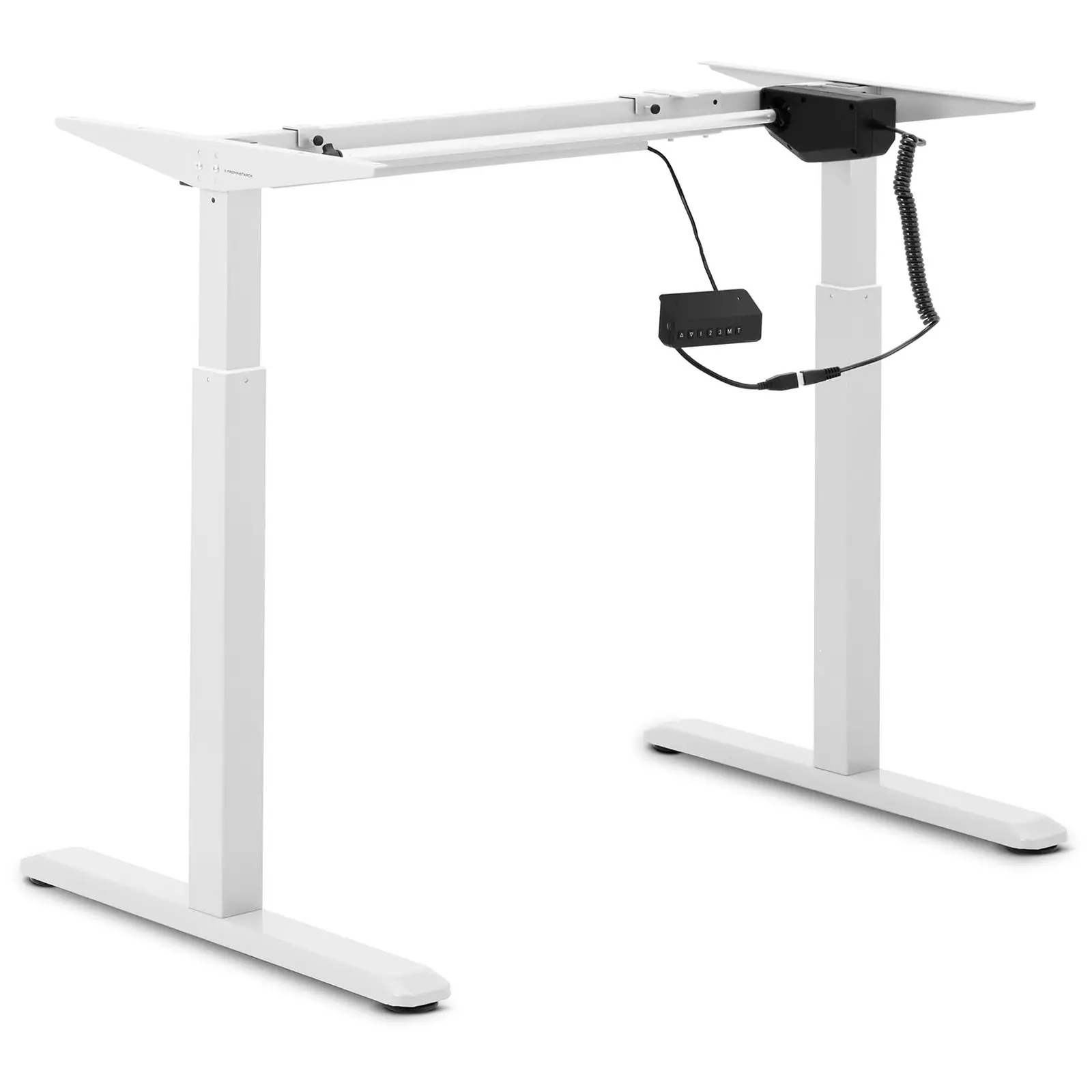Höhenverstellbares Schreibtisch-Gestell - 120 W - 80 kg - weiß