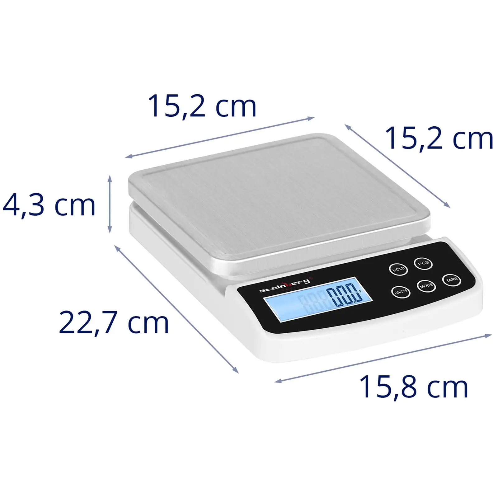 Digitale Briefwaage - 5 kg / 0,1 g - Basic