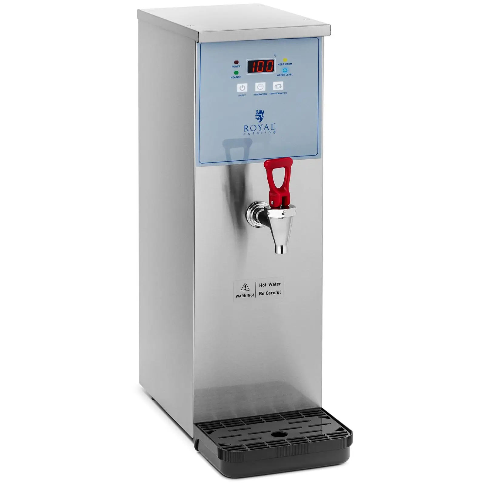 Heißwasserspender - 10 L - 3000 W - Wasseranschluss - Royal Catering