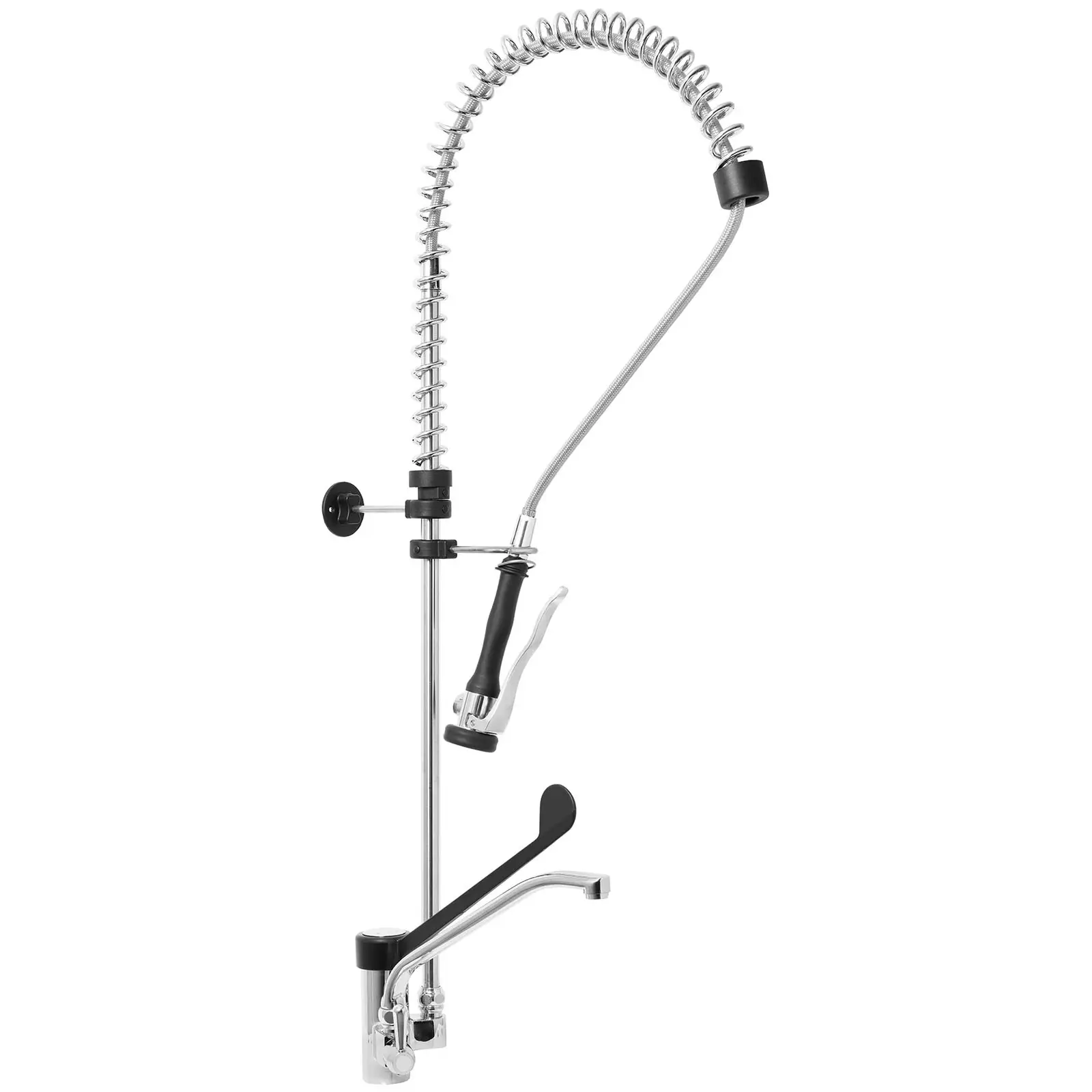 Einloch-Geschirrwaschbrause - Wasserschlauch 1000 mm - Wasserhahn 255 mm - Klinikhebel