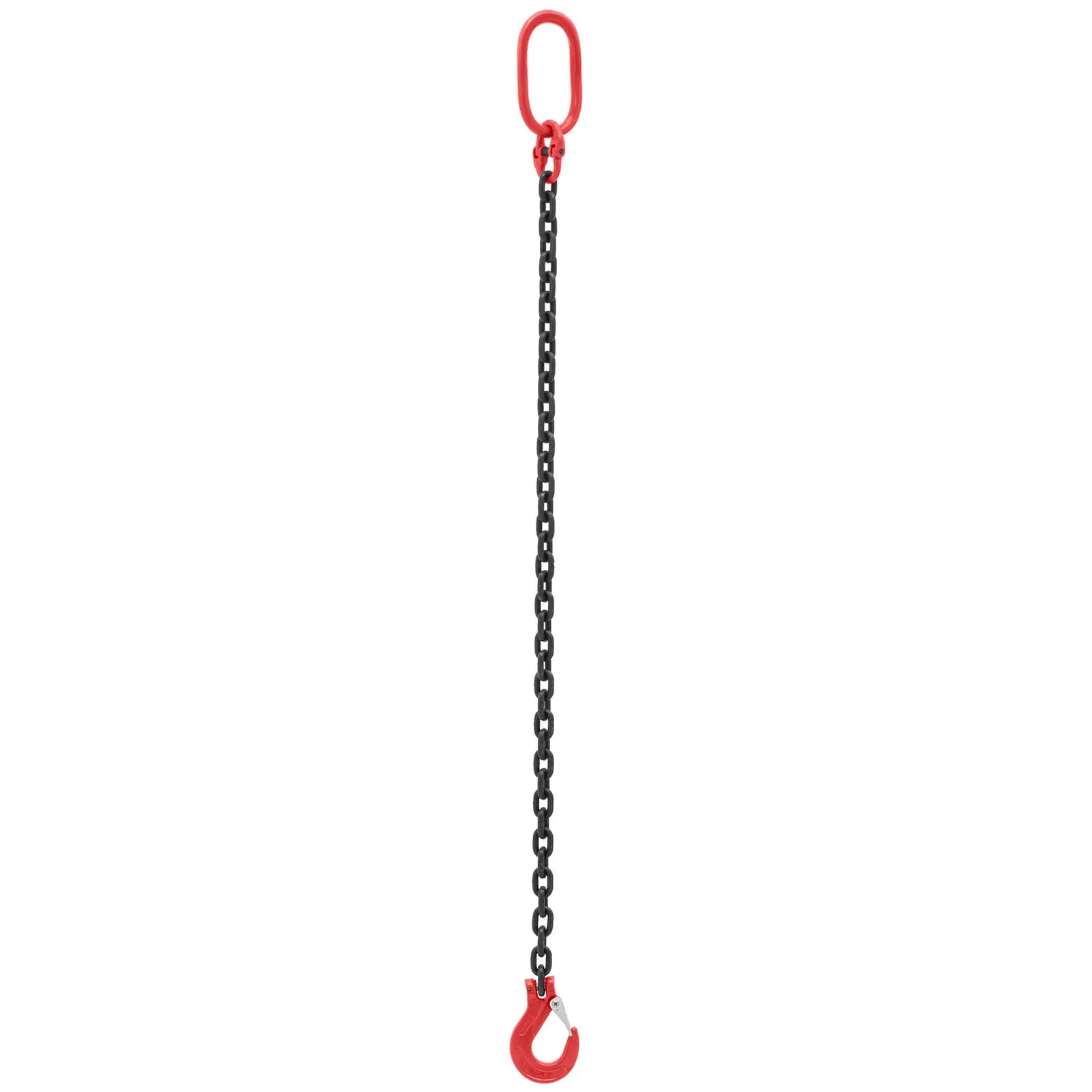 Anschlagkette - 2000 kg - 1 m - schwarz / rot